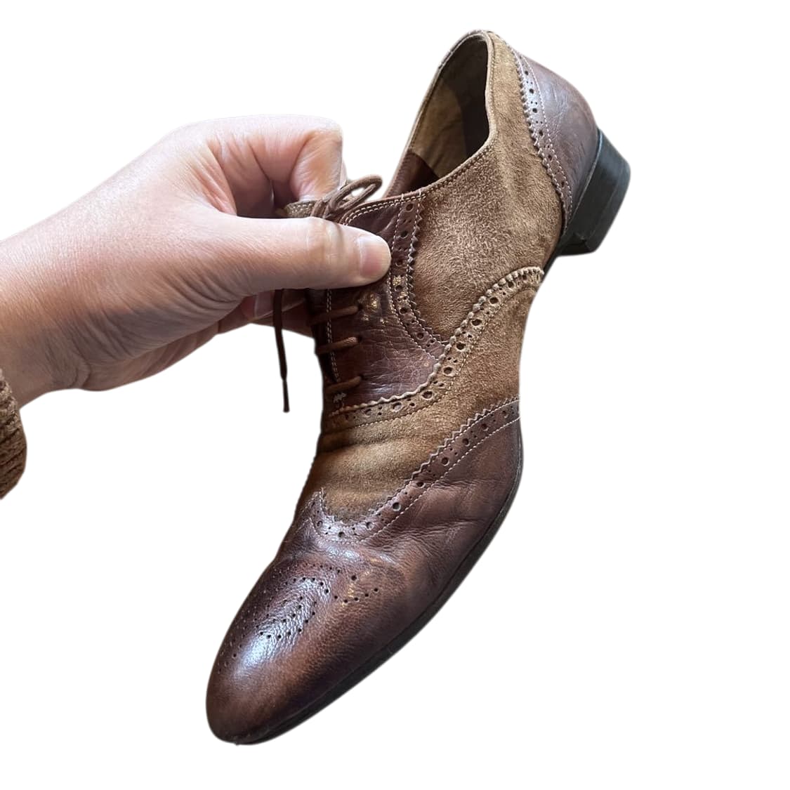 미하라 야스히로 가죽 빈티지 윙팁슈즈 상품이미지9