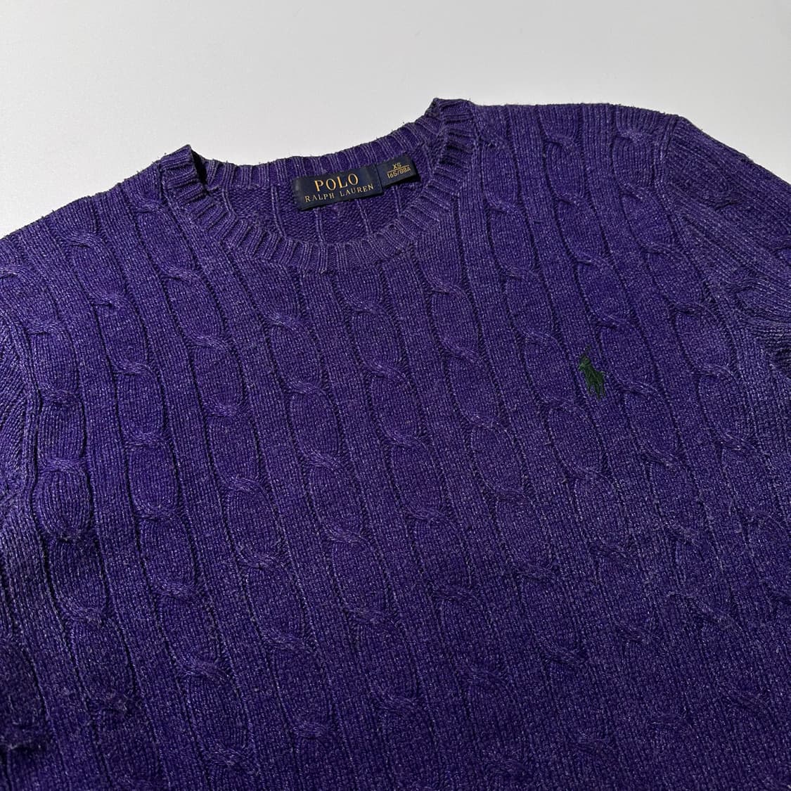 폴로 랄프로렌 실크 케이블 라운드 니트 상품이미지3