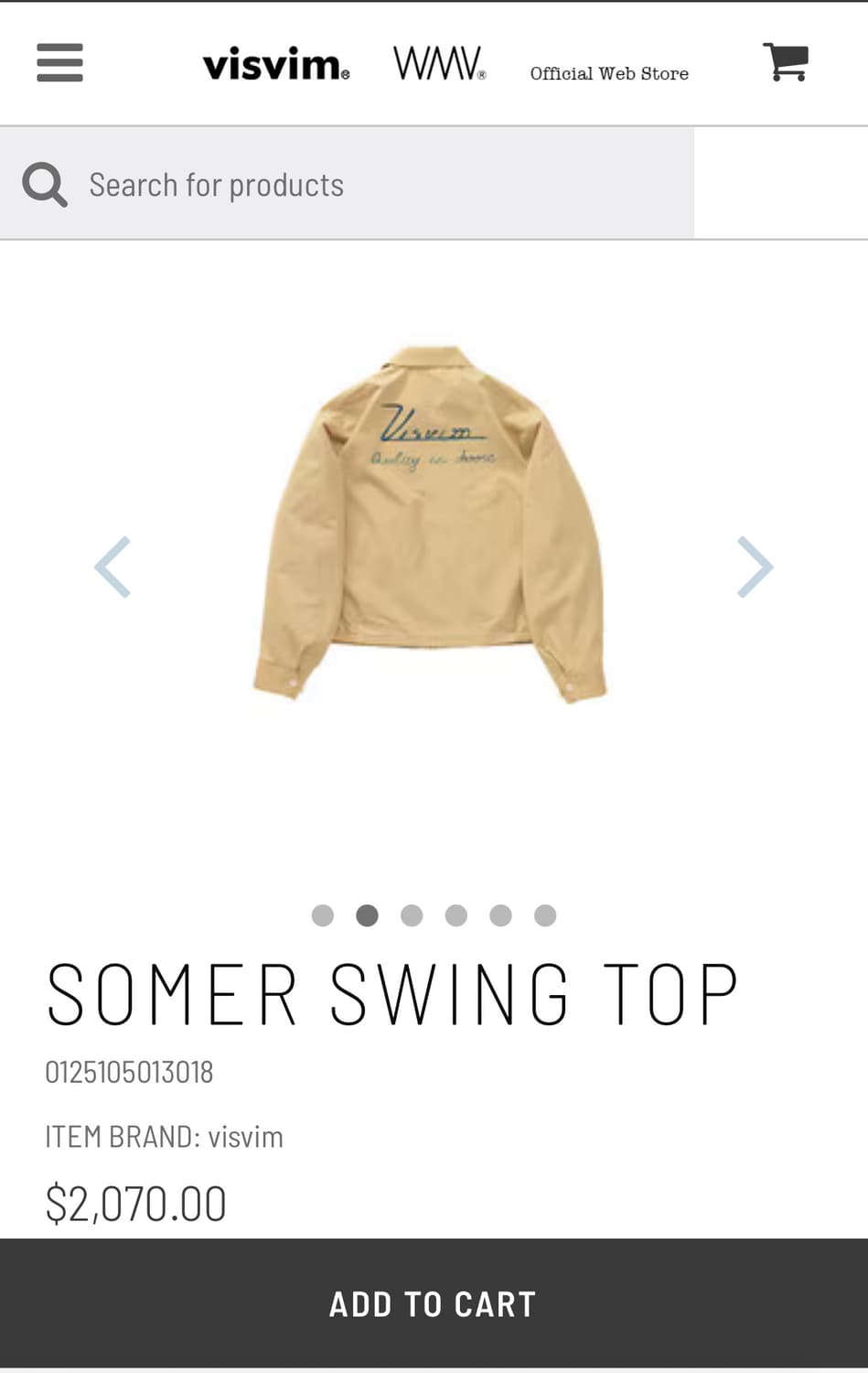 비즈빔 25ss somer swing top gold 상품이미지4
