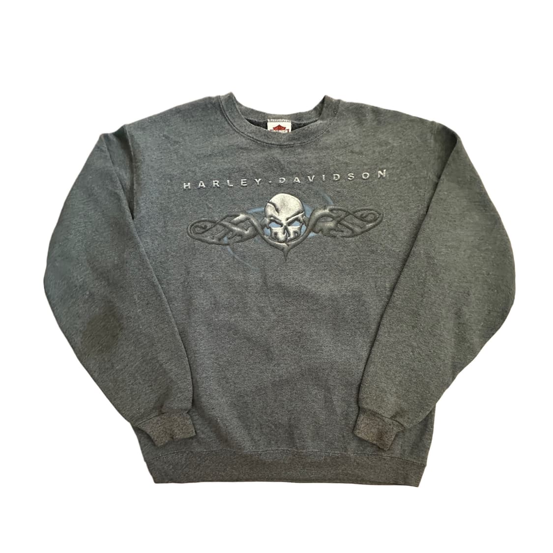 할리데이비슨 00s 백프린팅 시카고 딜러 스웻셔츠 상품이미지2
