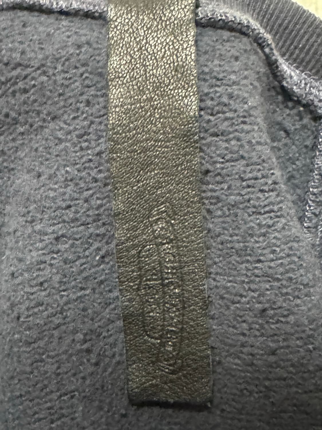 [M] 크롬하츠 레드 레더패치 크로스 맨투맨 상품이미지4