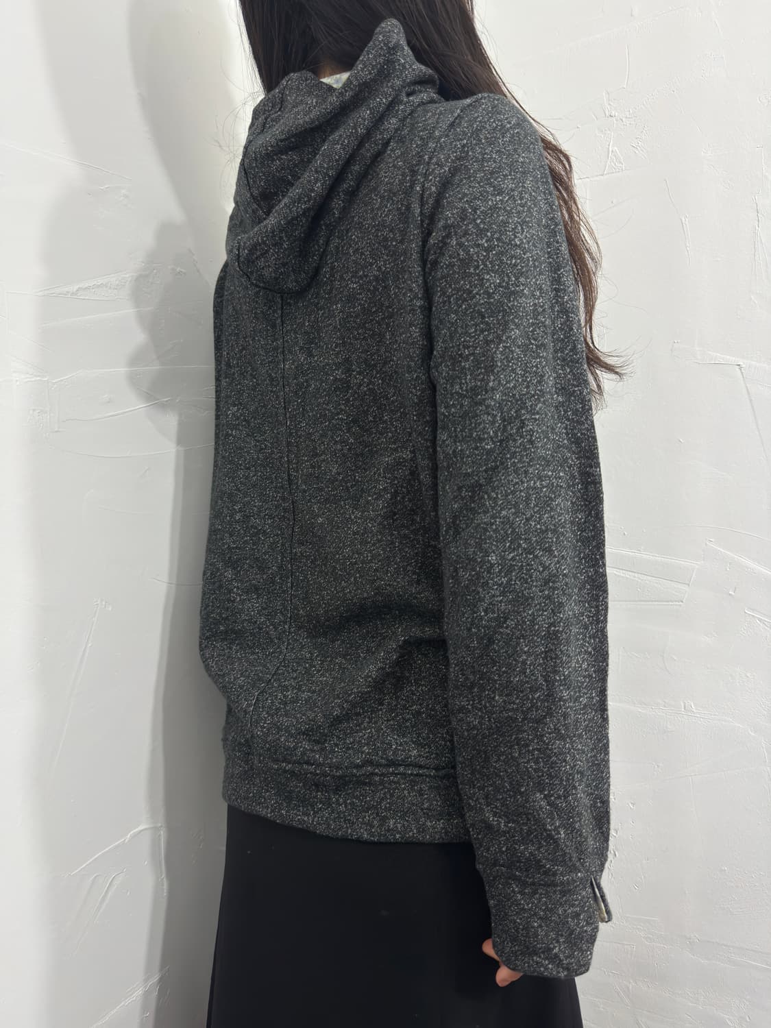 converse button hood cardigan 상품이미지4