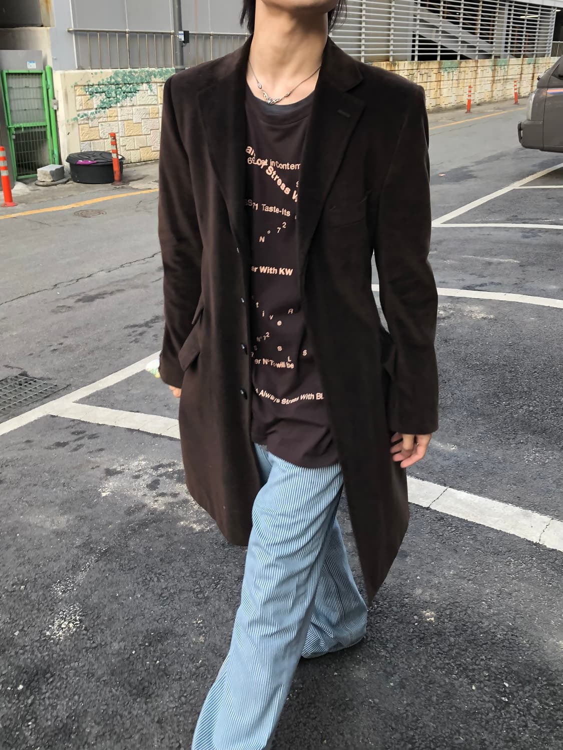 돌체앤가바나 벨벳 테일러드 코트 상품이미지3