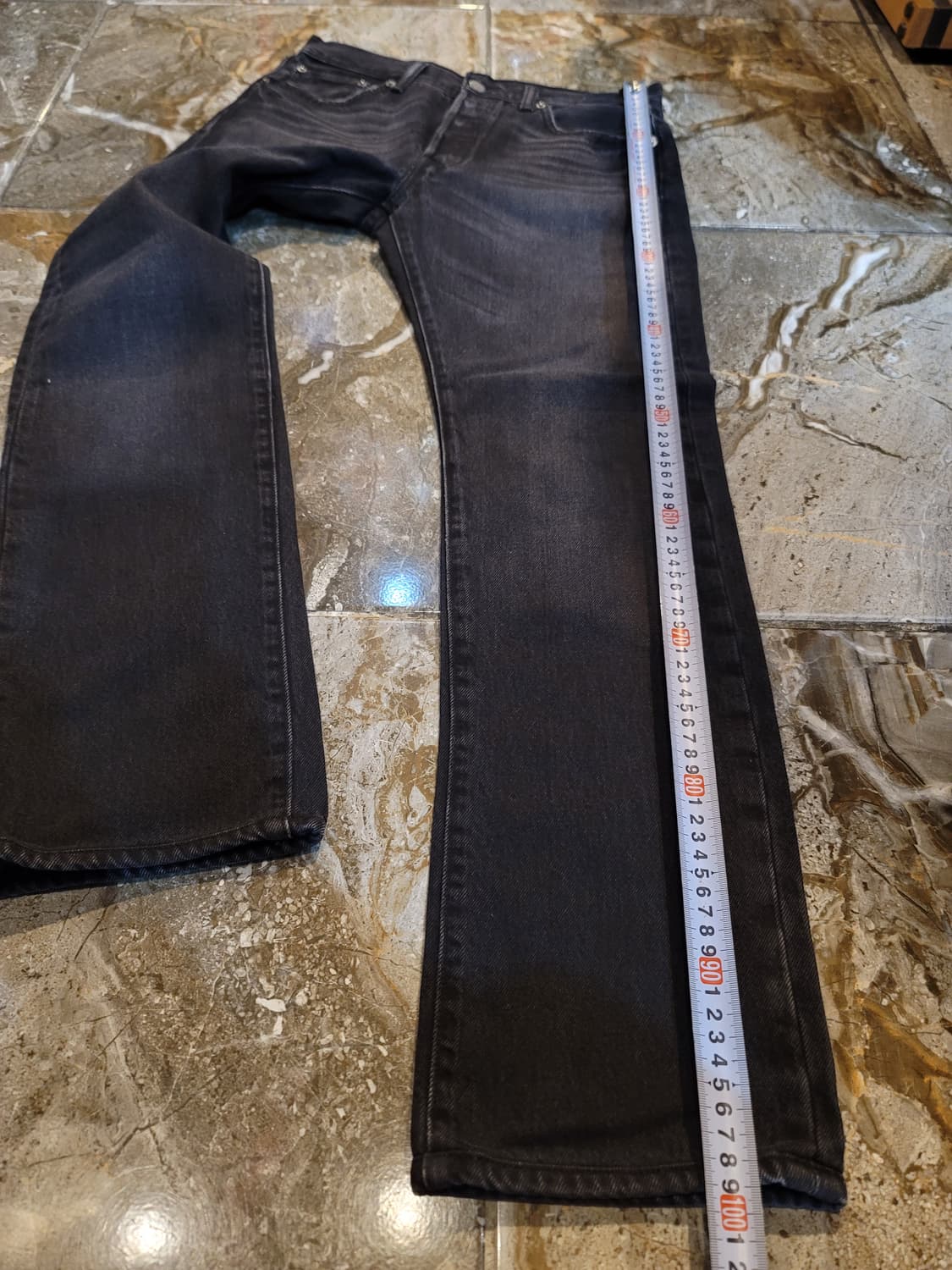 리바이스 501 흑청 데님 팬츠  상품이미지9