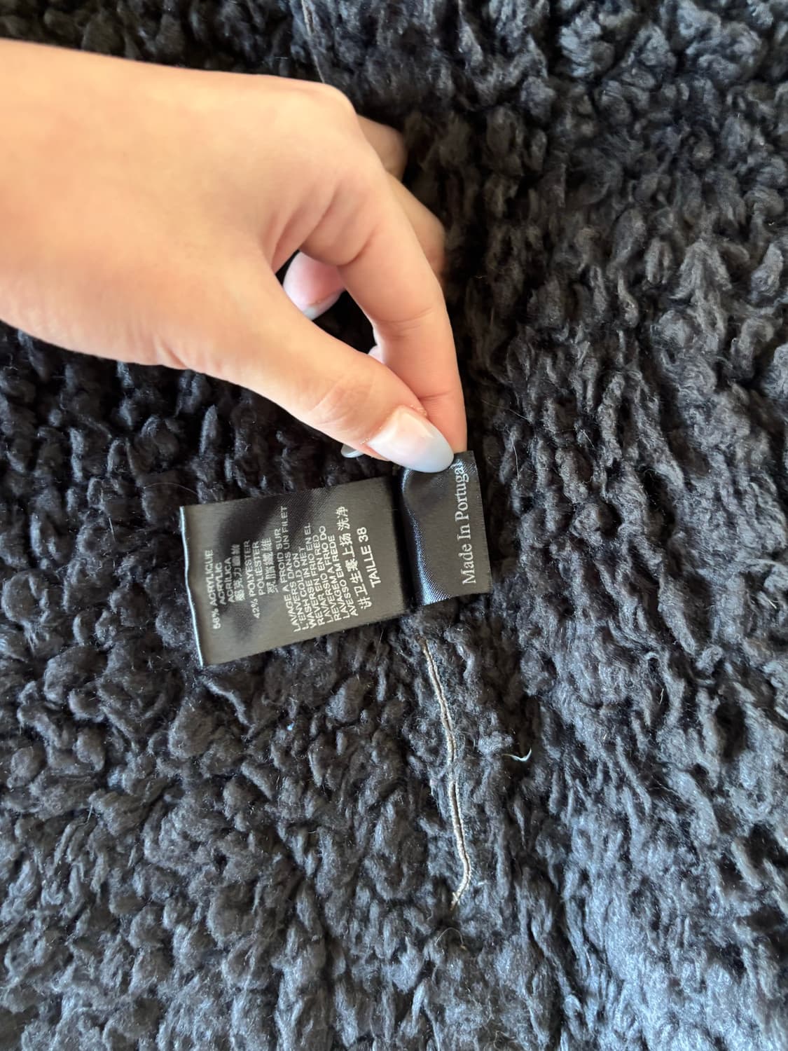 Cop copine 버클 후드 무스탕 상품이미지6