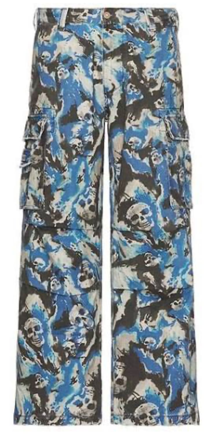 Erl skull pants(blue) 상품이미지1