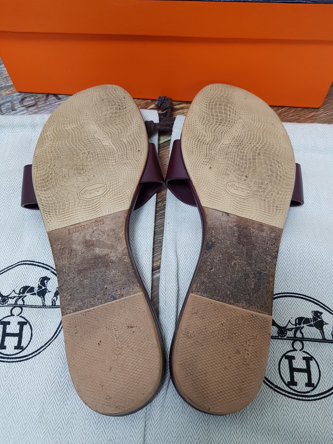 [36/정품] HERMES 에르메스 리스보아 샌들 상품이미지9