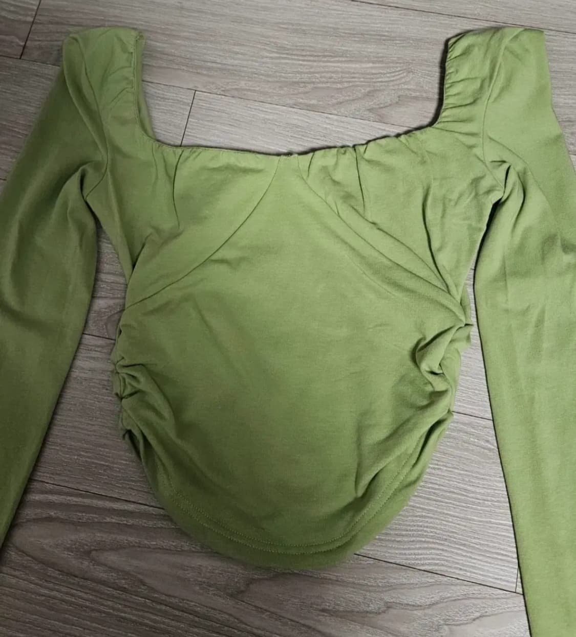 플리즈노팔로우 플노팔 미스티탑 라이트 그린 상품이미지3