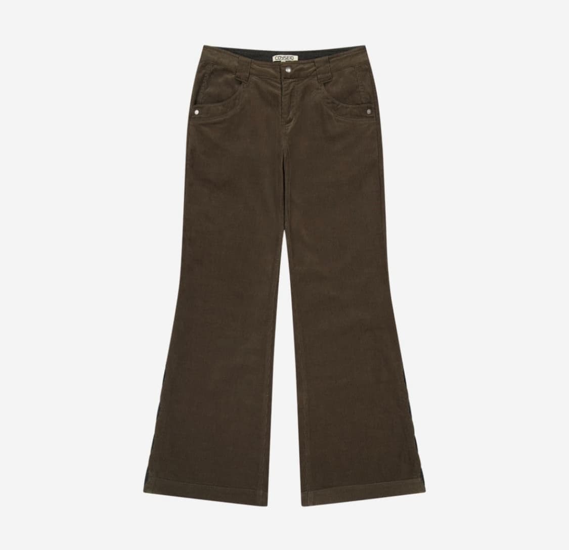 leafcut coduroy pants brown 상품이미지1