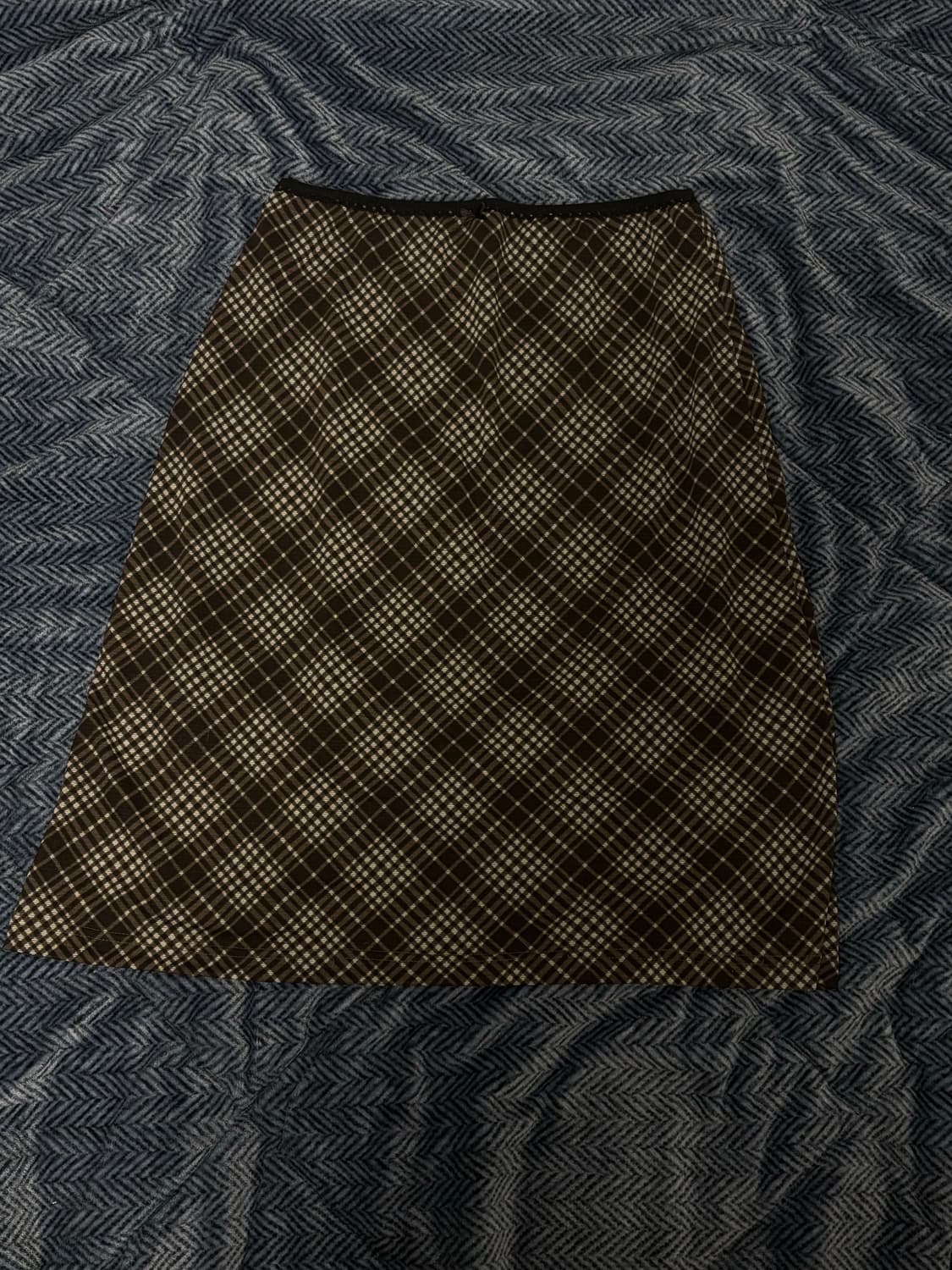 쎄쎄쎄 setsetset check midi skirt 상품이미지2