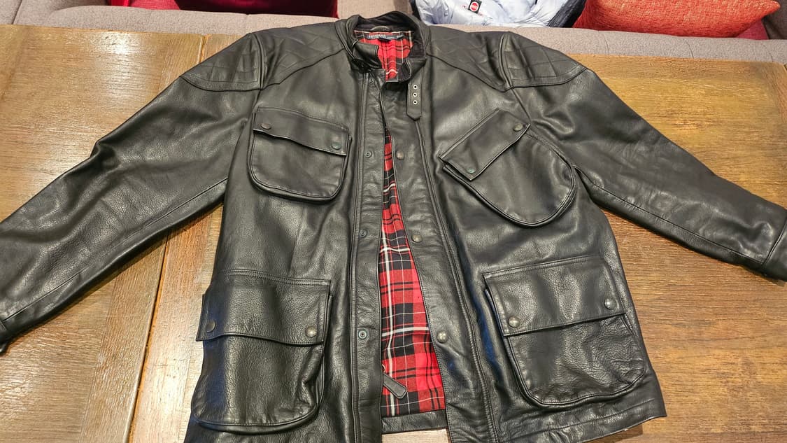 폴로 랄프로렌  바이크가죽재킷 상품이미지1