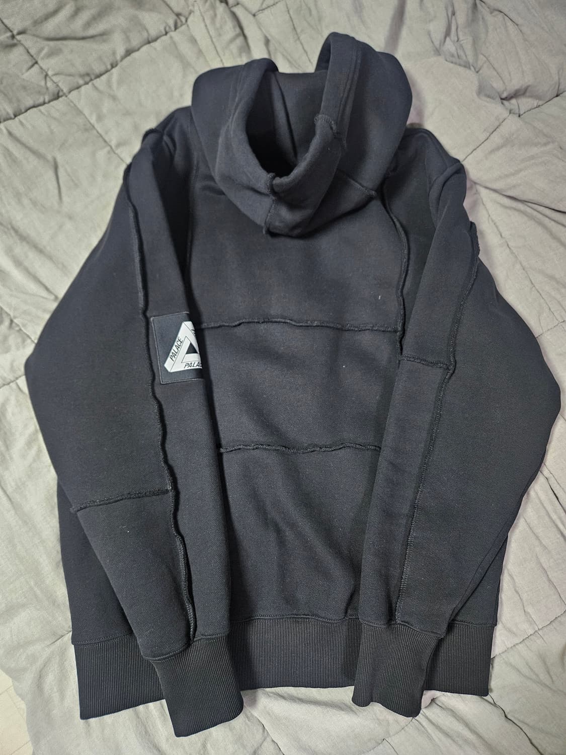 [L] 팔라스 패치 미 업 후드집업 블랙 상품이미지2
