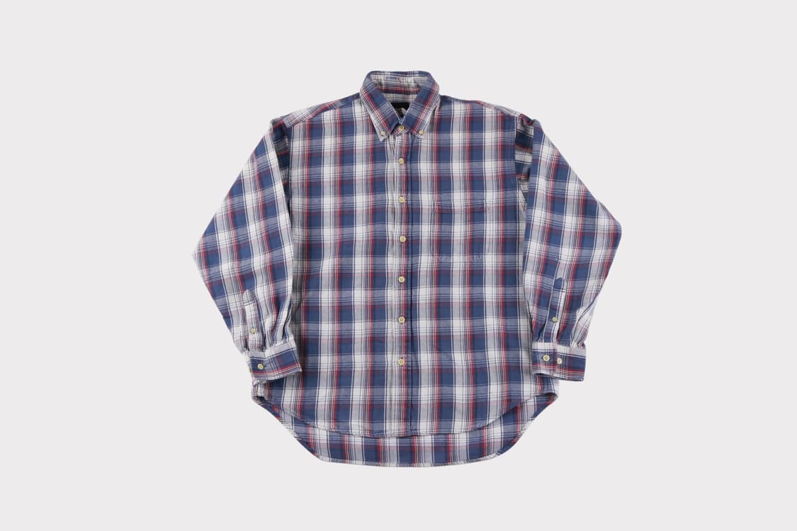 [M] 00's 노스페이스 재팬 플란넬 셔츠 상품이미지1