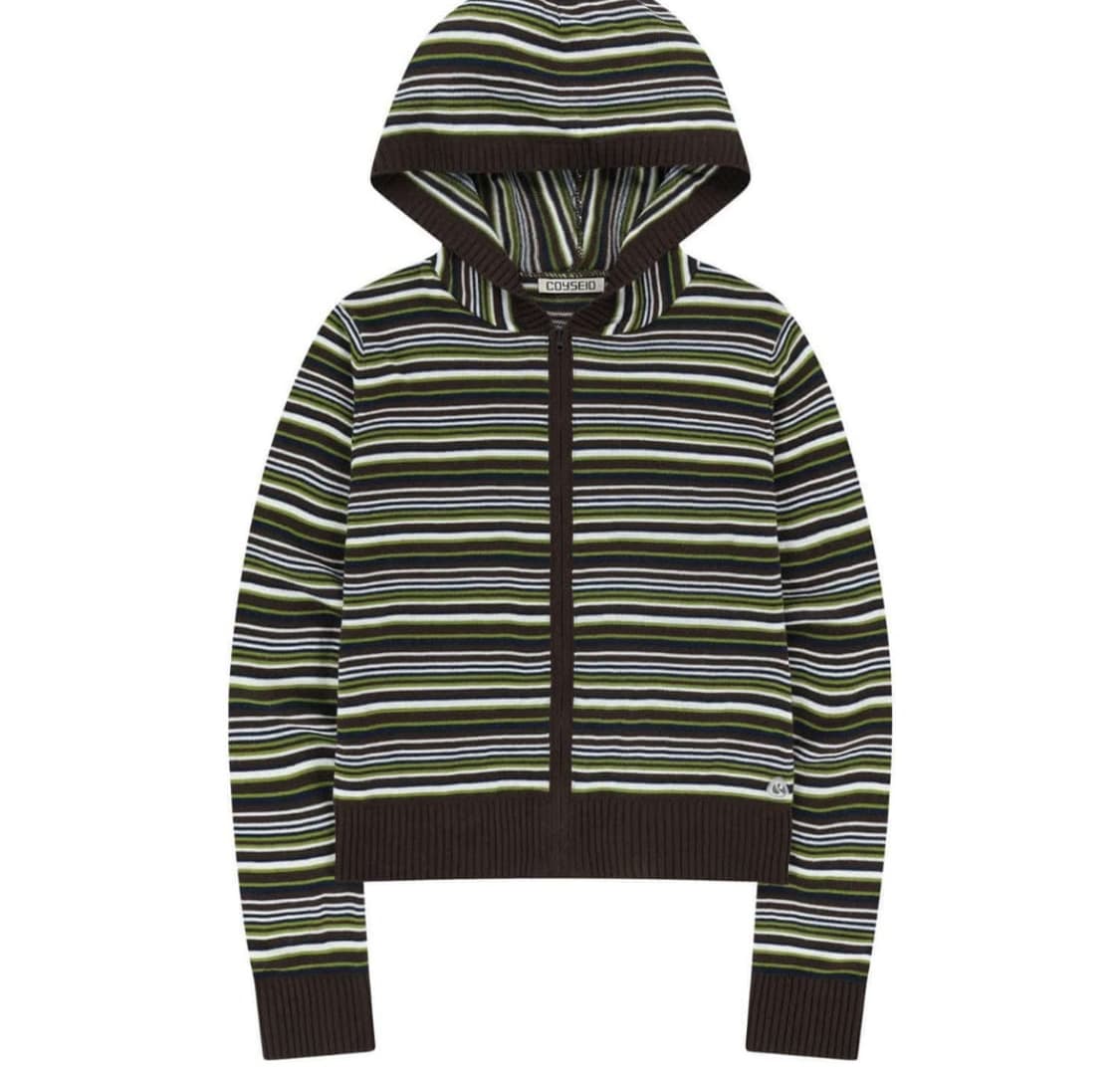 코이세이오 소프트 니트 집업 상품이미지1