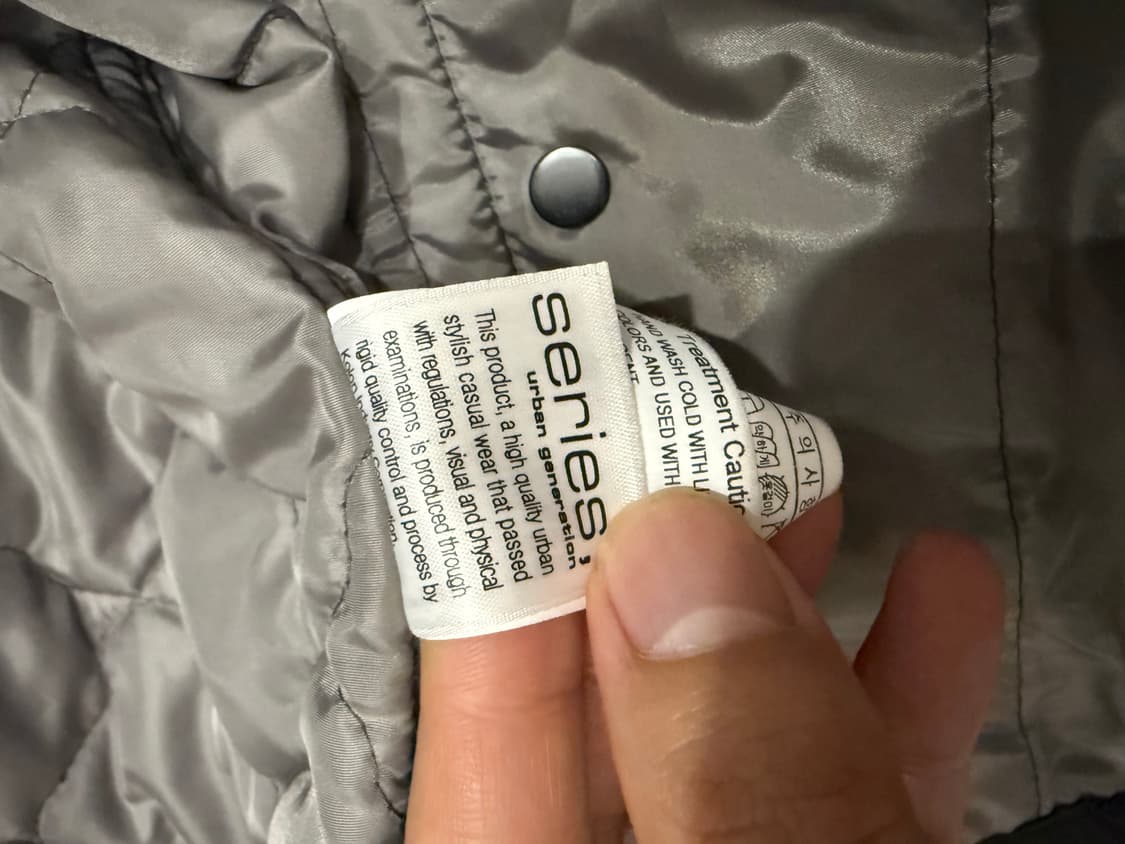 시리즈 경량 퀼팅 자켓 105 상품이미지5