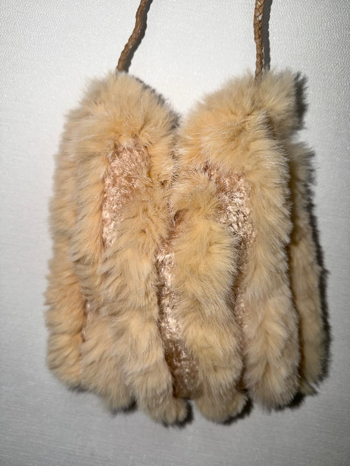 vintage rabbit fur mini cross bag 상품이미지2