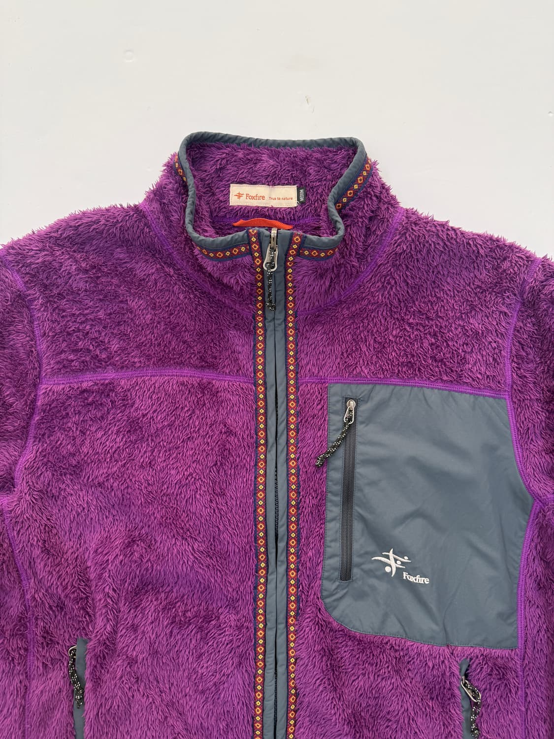 Foxfire 퍼플 하이파일 플리스 집업 자켓 상품이미지3