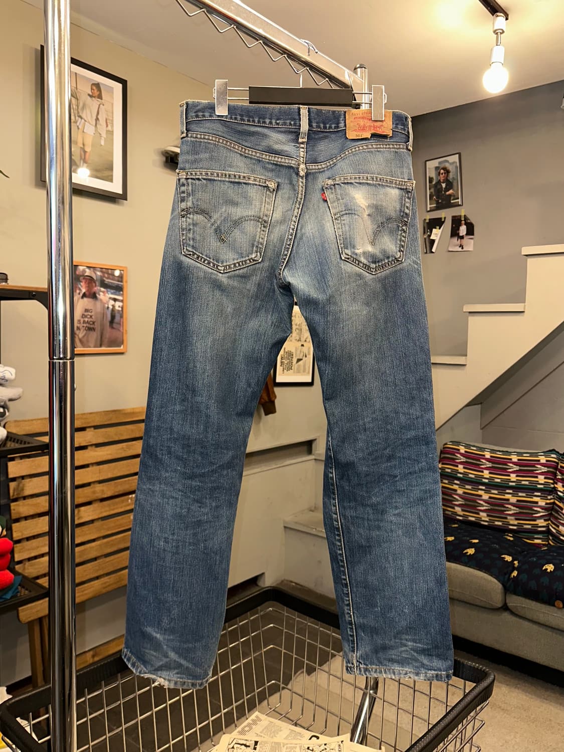 Early 00’s Levi’s 501 Mexico denim pant 상품이미지8