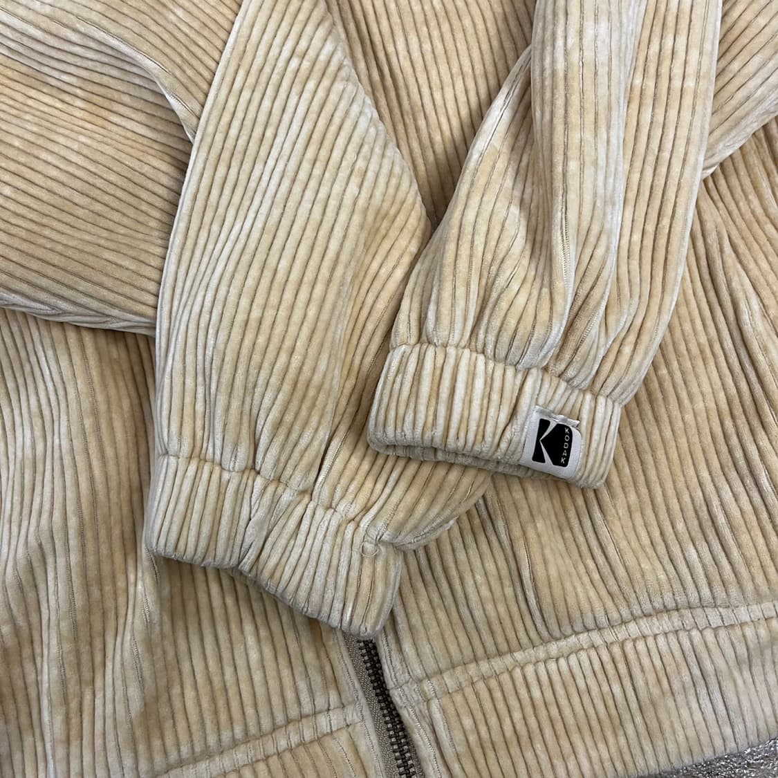 [정품/L] 코닥 코듀로이 짚업 자켓 아이보리 b10 상품이미지7