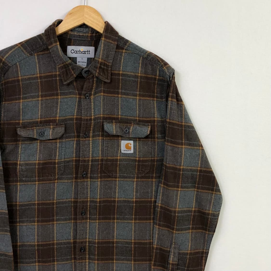 105 칼하트 체크 워크 셔츠 상품이미지1
