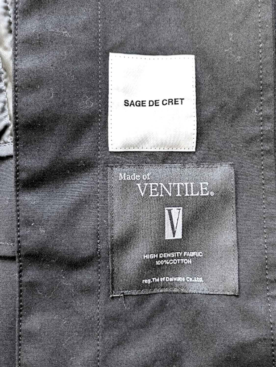 사쥬드크레 벤타일 코튼 스탠카라 코트 상품이미지9