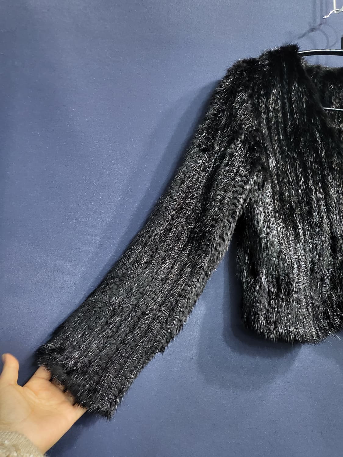 천연 밍크 숏가디건 상품이미지3