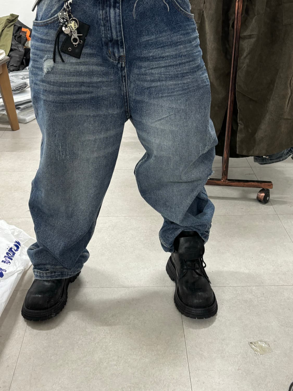 위더로드 홀스레더 7홀 컴뱃 부츠 270 상품이미지5