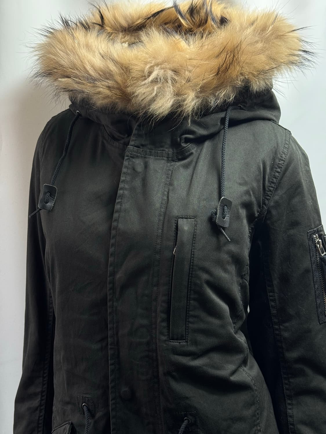 american pag cie 플러프 피쉬테일 야상 점퍼 상품이미지2