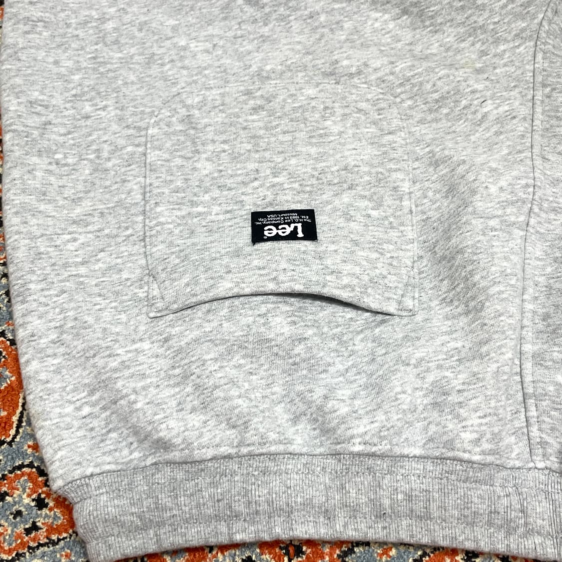 리 스몰로고 그레이 5부 반바지 남성XL 상품이미지7