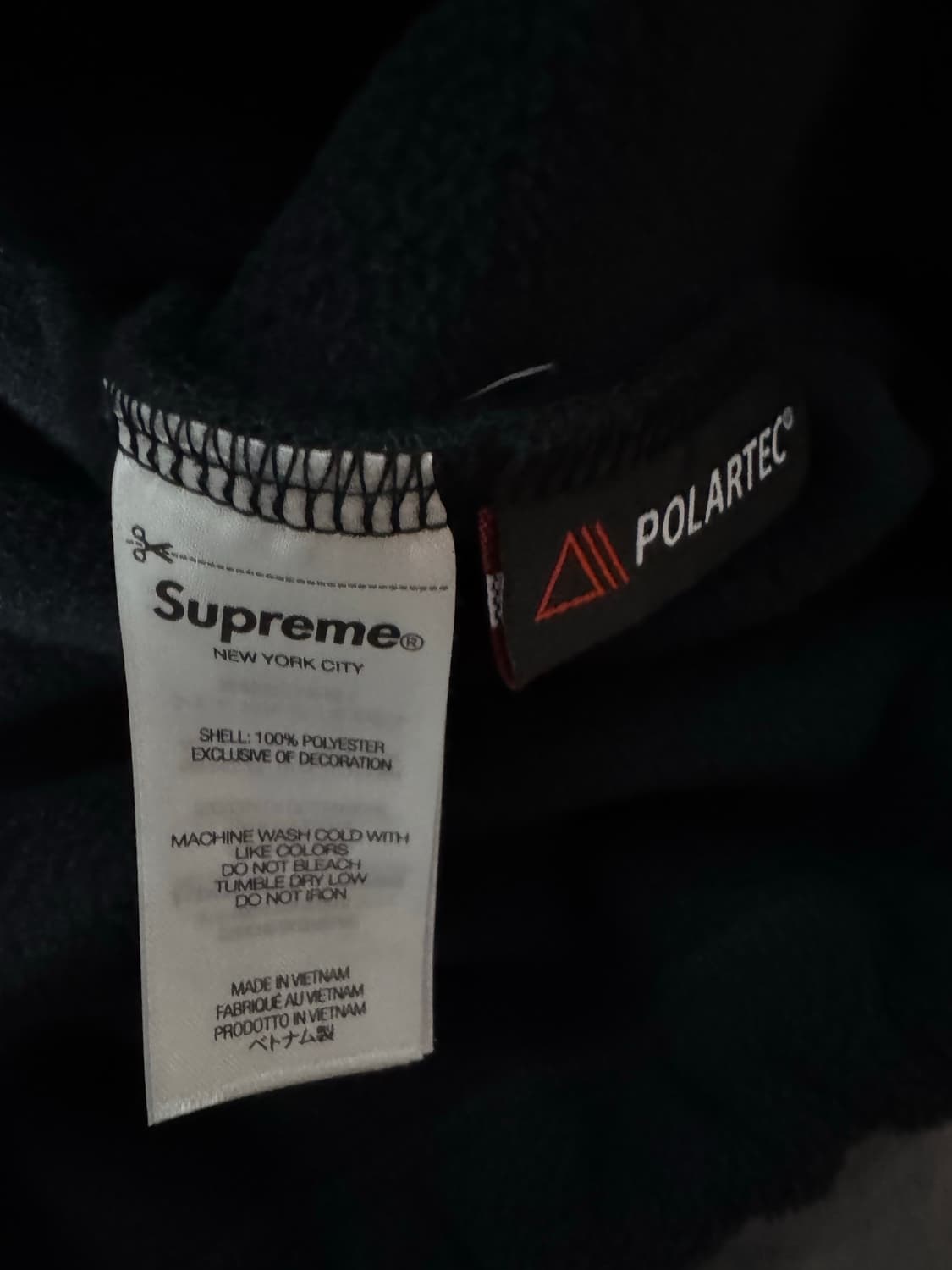 [L] 24fw 슈프림 폴라텍 후드 상품이미지2