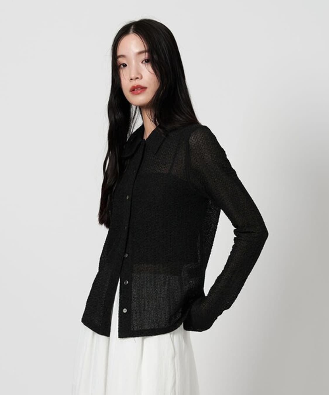 BEAUTY&YOUTH UNITED ARROWS Lace Shirt 상품이미지2