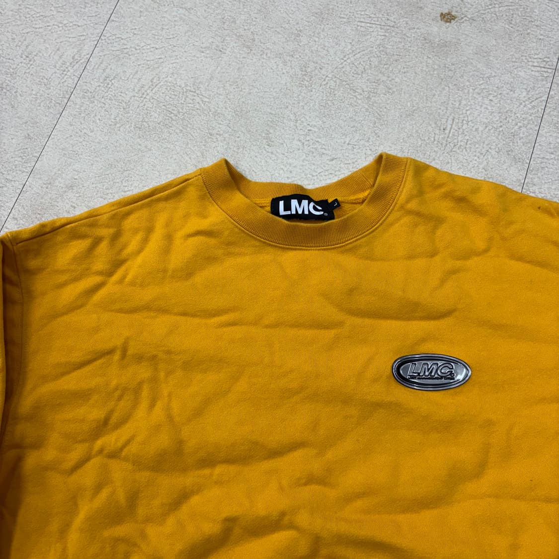 Lmc 스몰로고 머스타드 맨투맨 상품이미지2