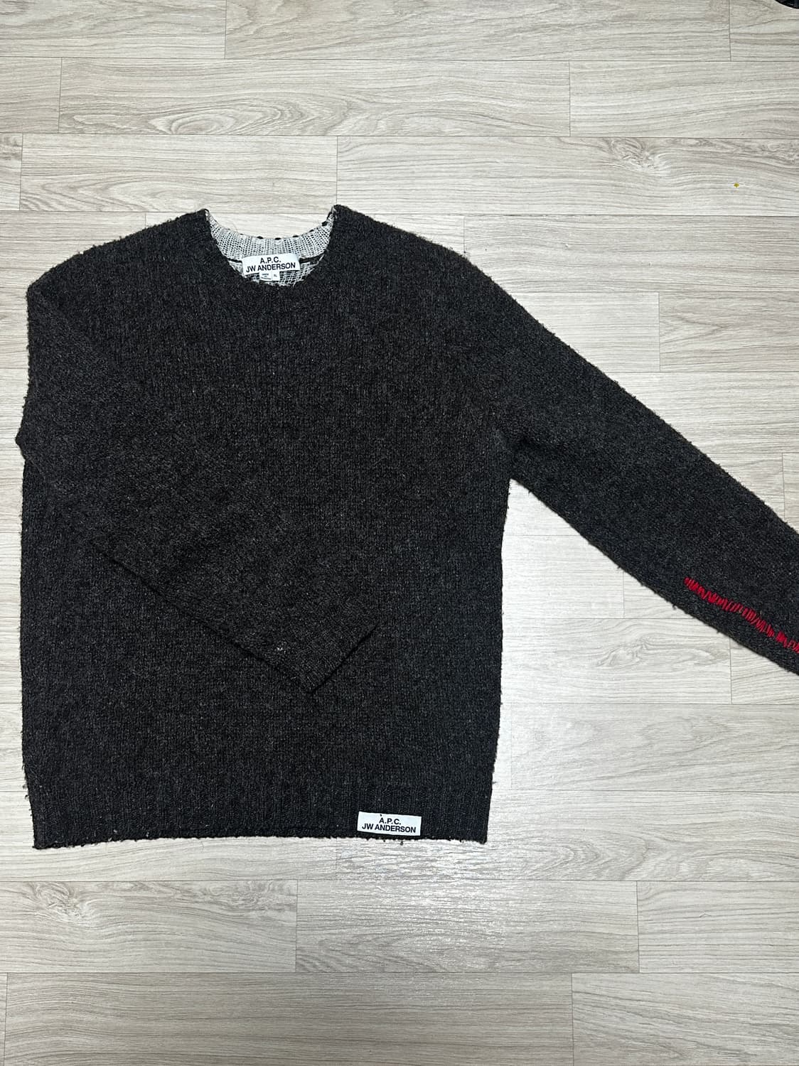 아페쎄 A.P.C. x JW앤더슨 앙쥬 점퍼 브라운 니트 xl 상품이미지1