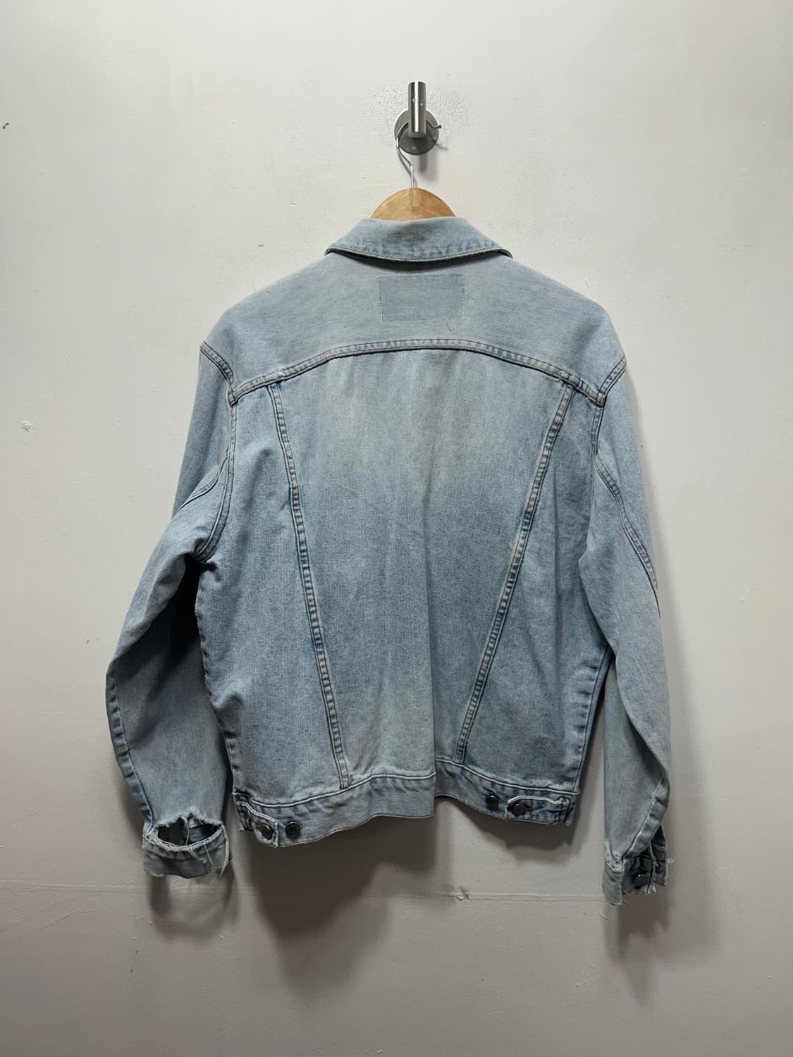 게스 여성 USA 청 데님 연청 여성 자켓 S  상품이미지2