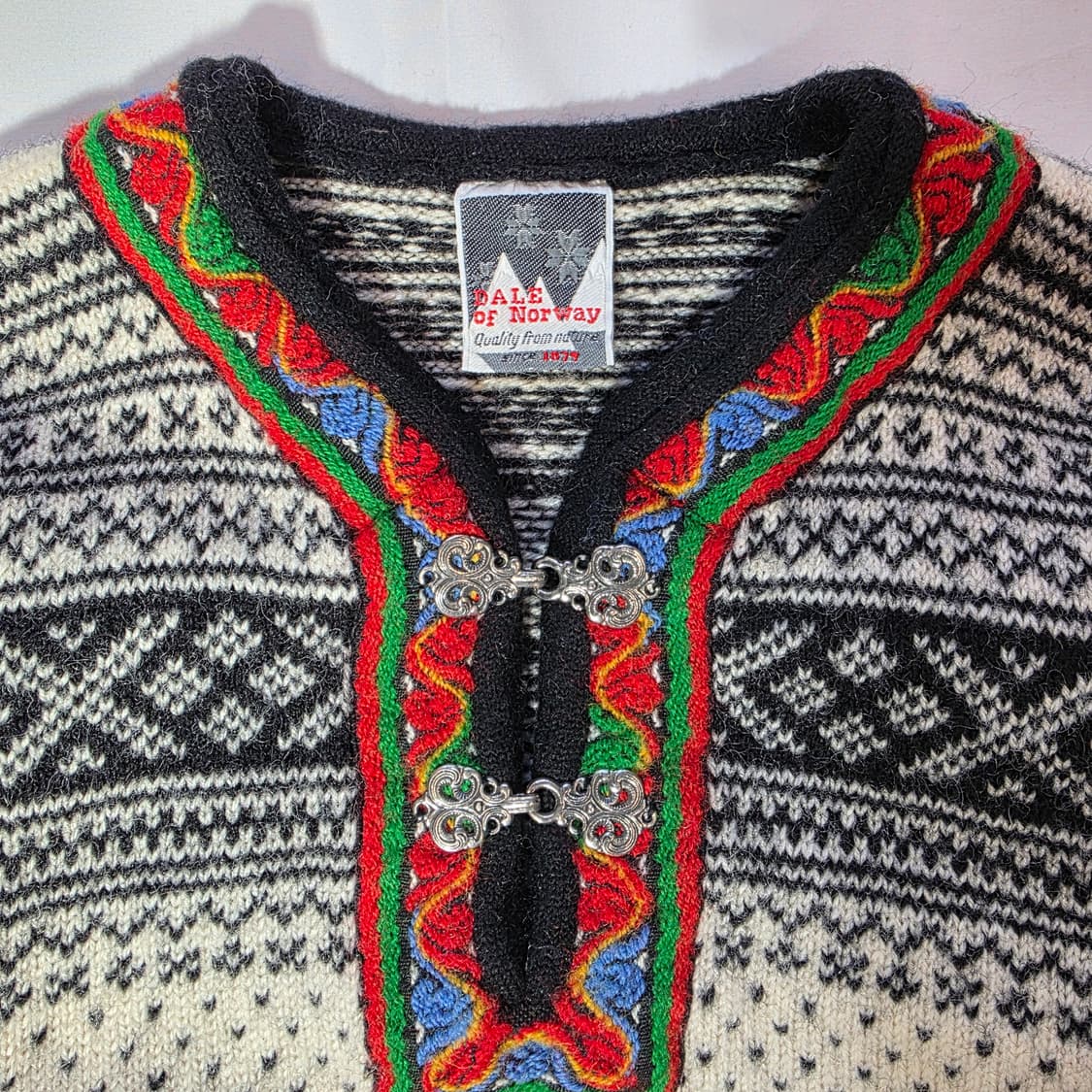 [XL]DALE OF NORWAY 은장 후크 노르딕 스웨터 상품이미지2