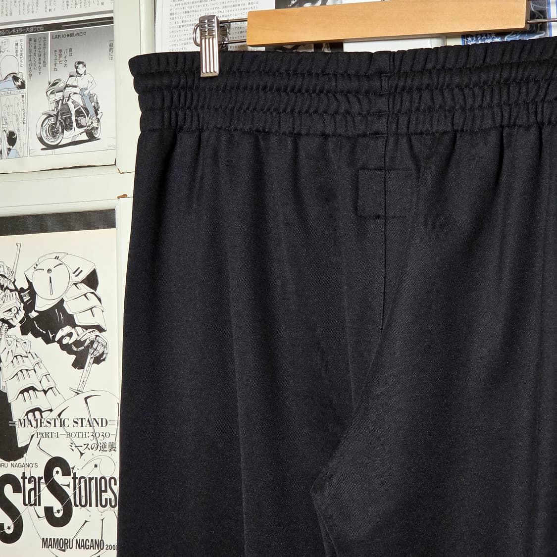 아디다스 블랙 앤 골드 와이드 트랙 팬츠 상품이미지7