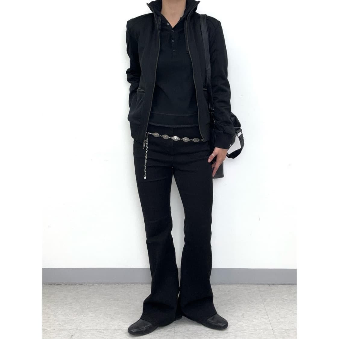 빈티지 블랙 집업 상품이미지2