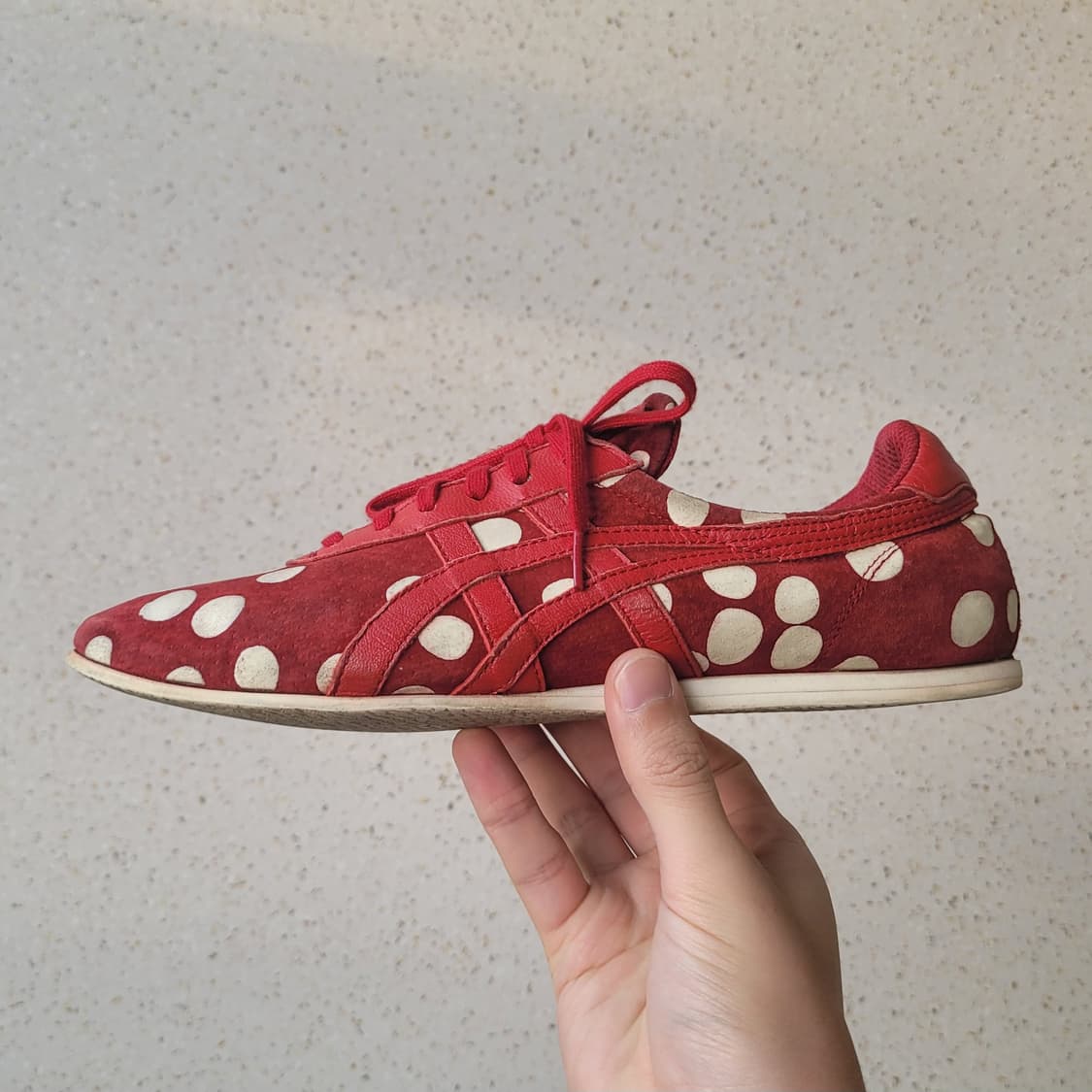 오니츠카타이거 타이치 히나 레드 도트 240 메이드 인 재팬 상품이미지3