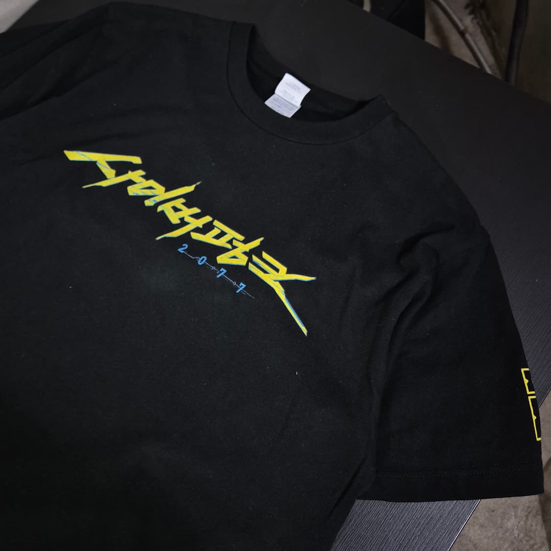 사이버펑크 2077 한국 프로모션 기념  티셔츠 L사이즈 상품이미지2