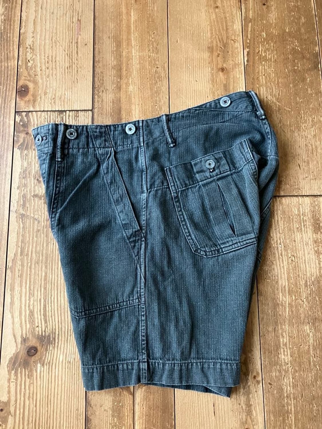 RRL 더블알엘 US 밀리터리 헤린본 트윌 베이커 쇼츠 상품이미지3