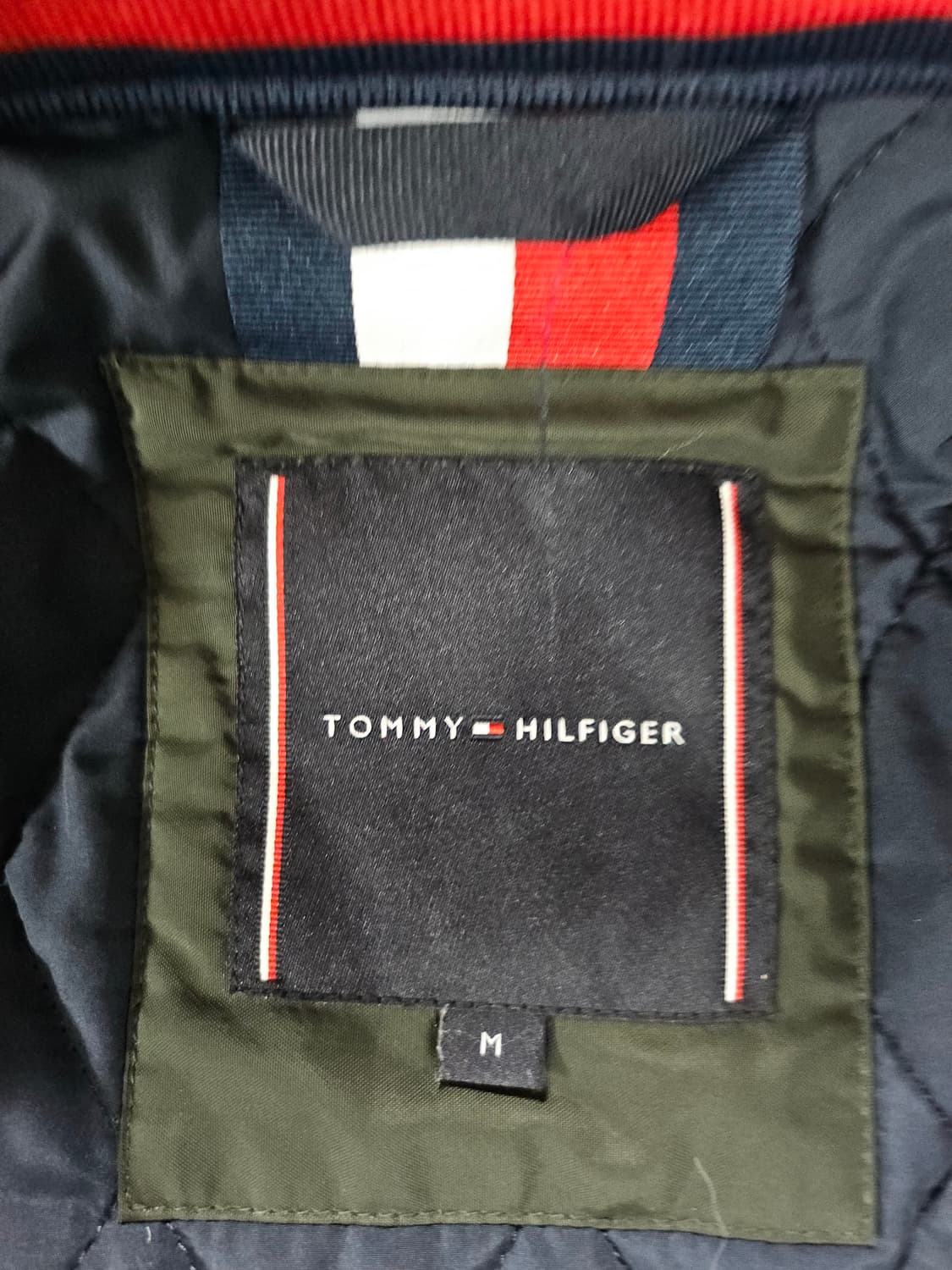타미힐피거 남성 폴리 솔리드 베이직 봄버 자켓 M 상품이미지7