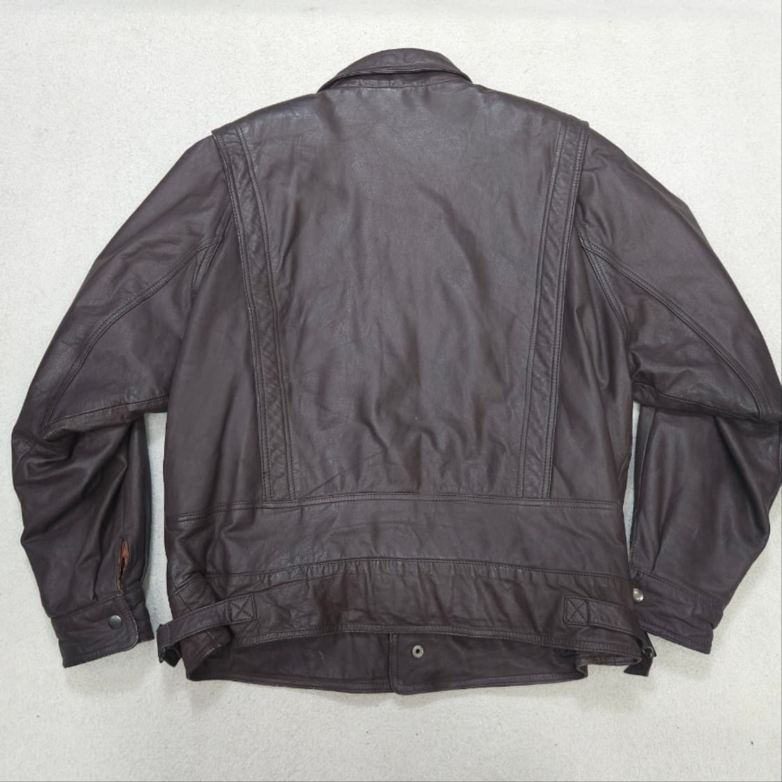 90s 소가죽 봄버 자켓 XL 상품이미지3