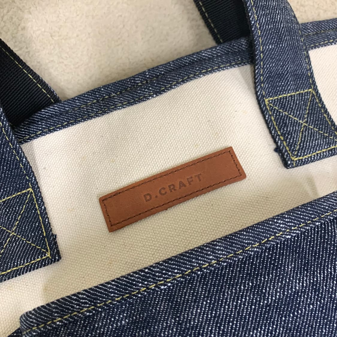 디크래프트 토트백 데님토트백 남자가방 여자가방 아밤백 상품이미지4