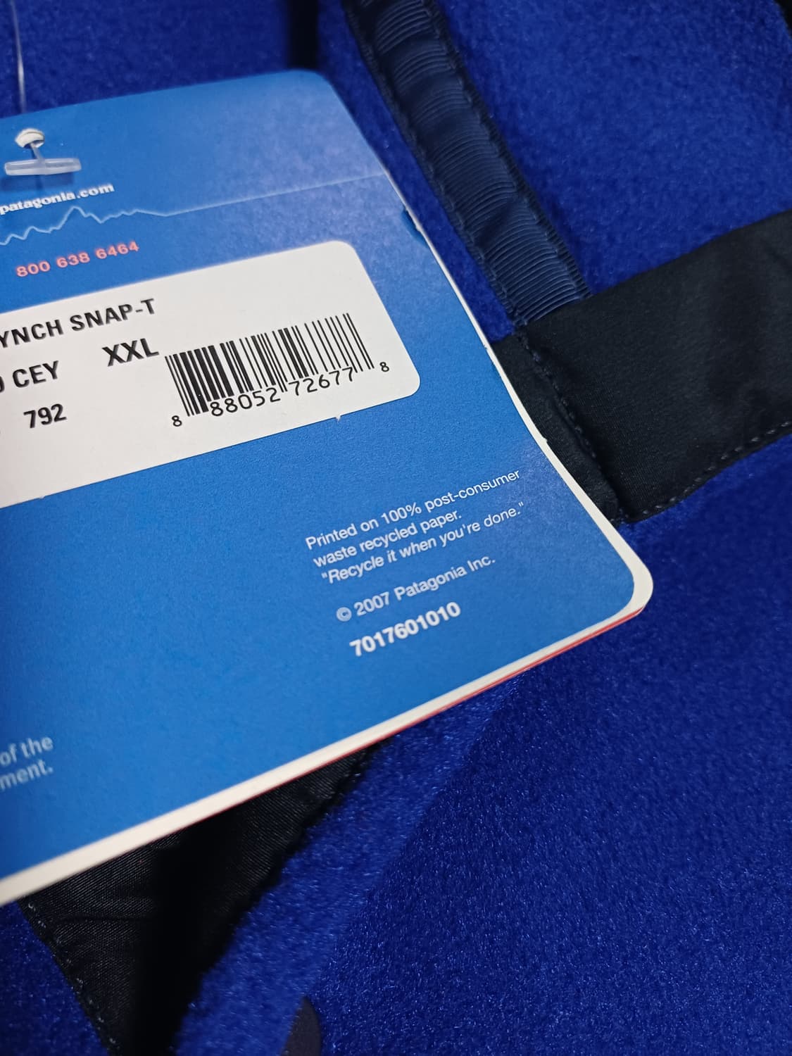 🇨🇴 [XXL] 파타고니아 신칠라 스냅티 - 세일론 블루 상품이미지7