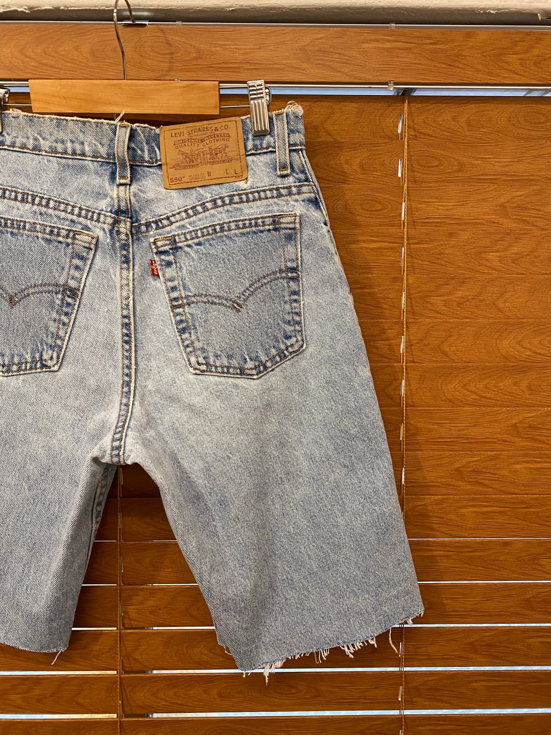 90s USA 빈티지 리바이스 쇼츠 청반바지 26inc 상품이미지2