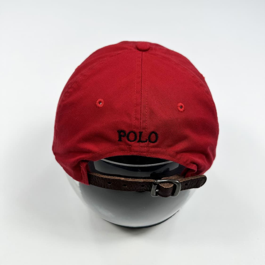 폴로 랄프로렌 포니 레드 볼캡 모자 상품이미지3