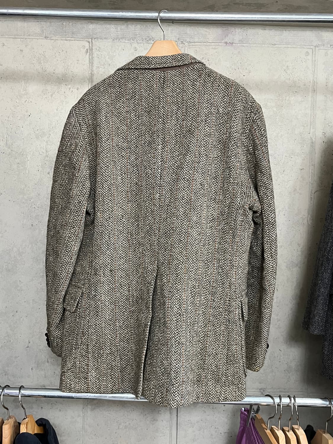 80s HARRISTWEED WOOL JACKET 상품이미지7
