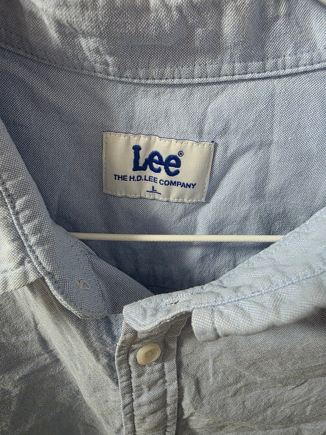 리(LEE) 옥스포드 반팔 셔츠 (L) 상품이미지3