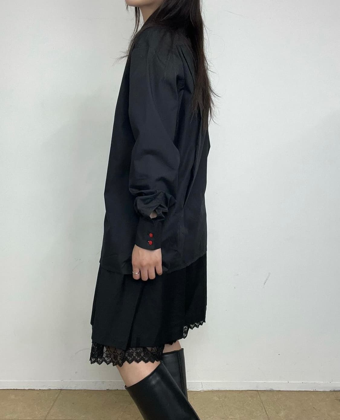 빈티지 레이스 미디스커트 상품이미지3