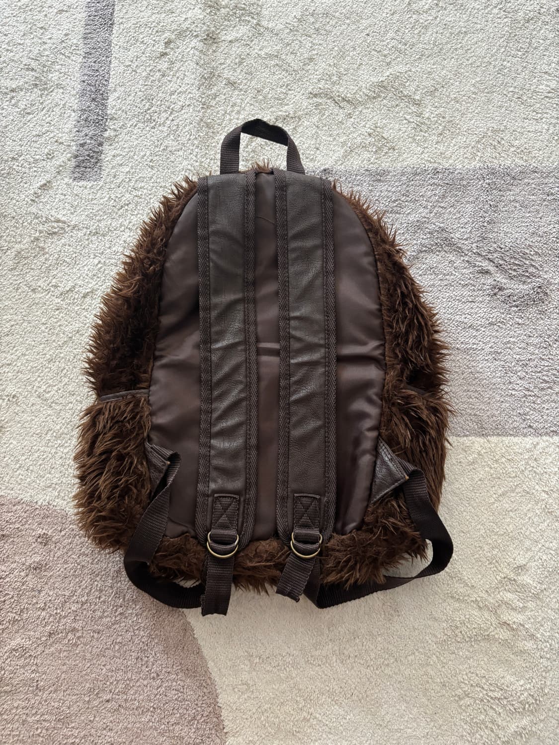 빈티지 퍼 백팩 상품이미지2